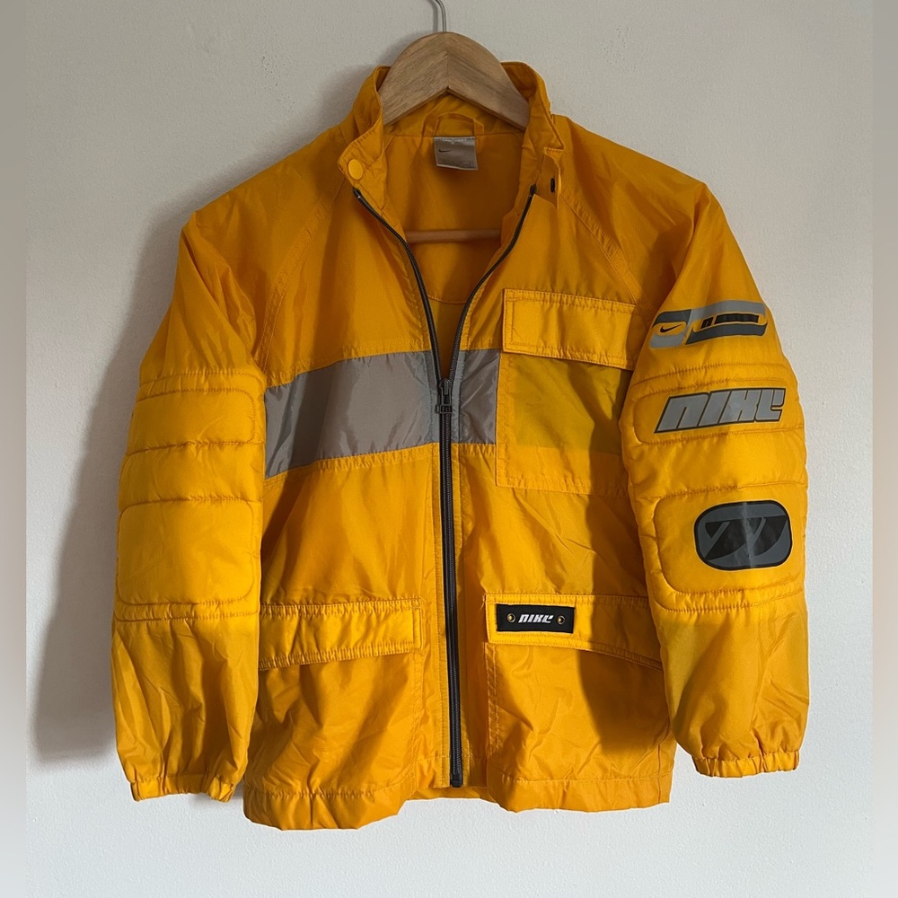 Vintage Nike Jacket / Small / Yellow / Ages 7-12